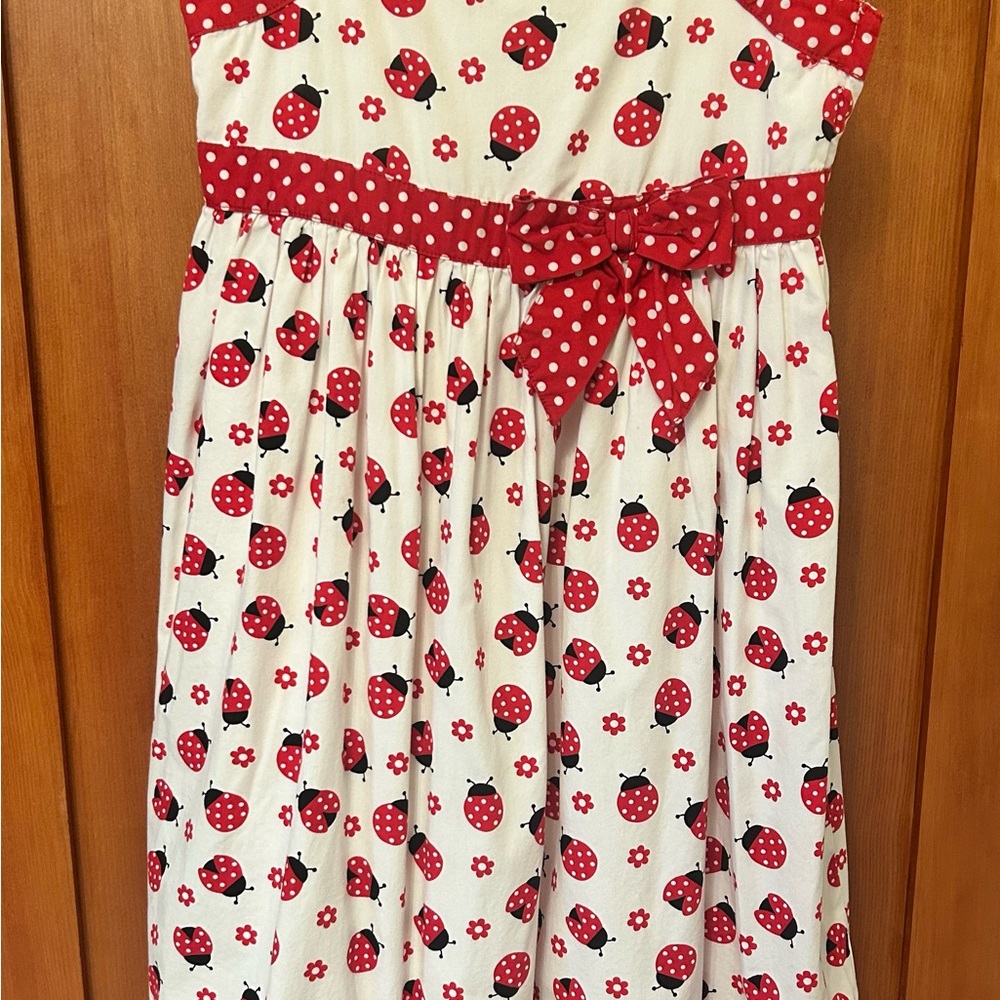 Gymboree Girl’s Red and White Ladybug Dress